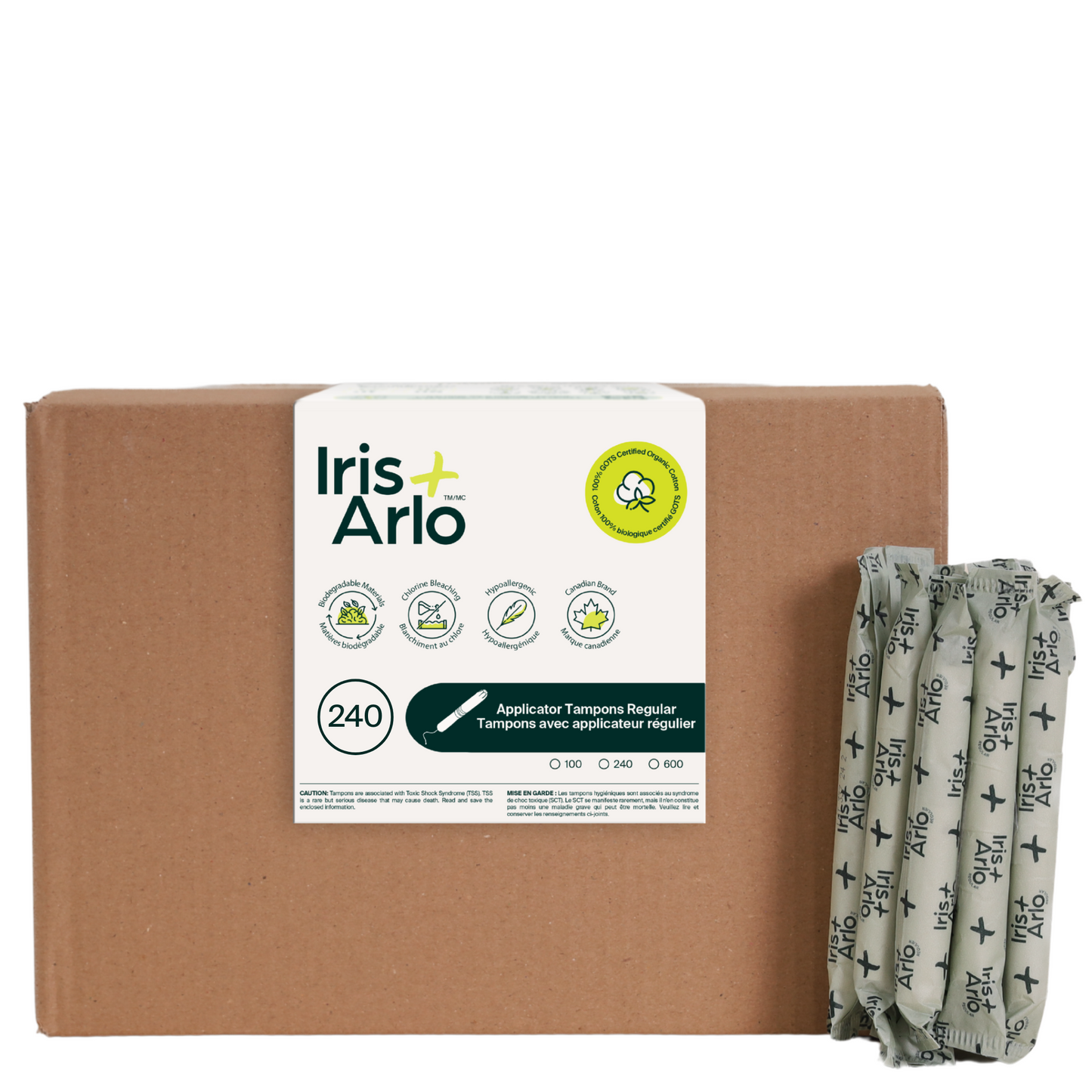 Bulk - Applicator Tampons, Cardboard Applicator - regular