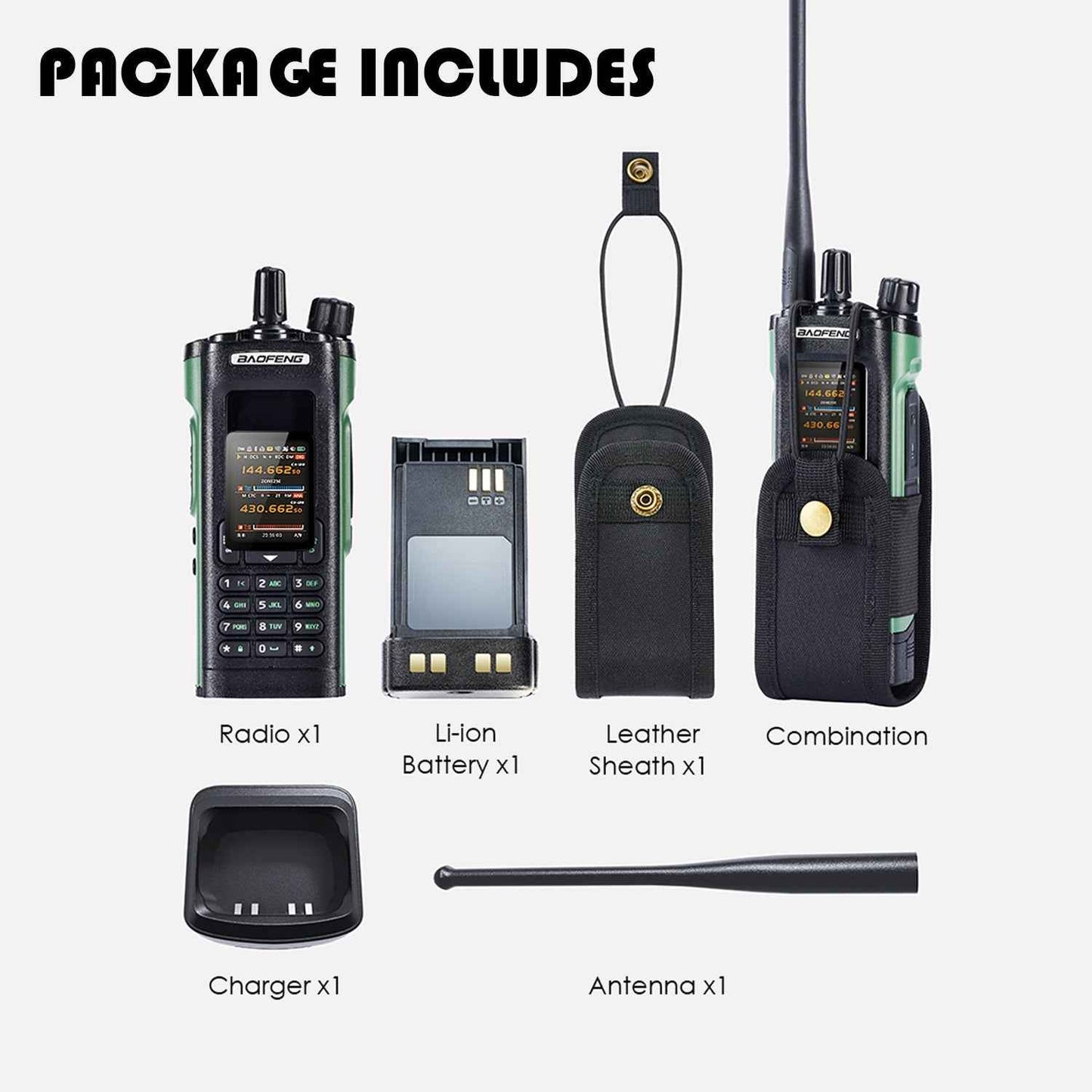 YDC TECH Baofeng DM-32C Transceiver 2m/70cm FM DMR Amateur Handheld