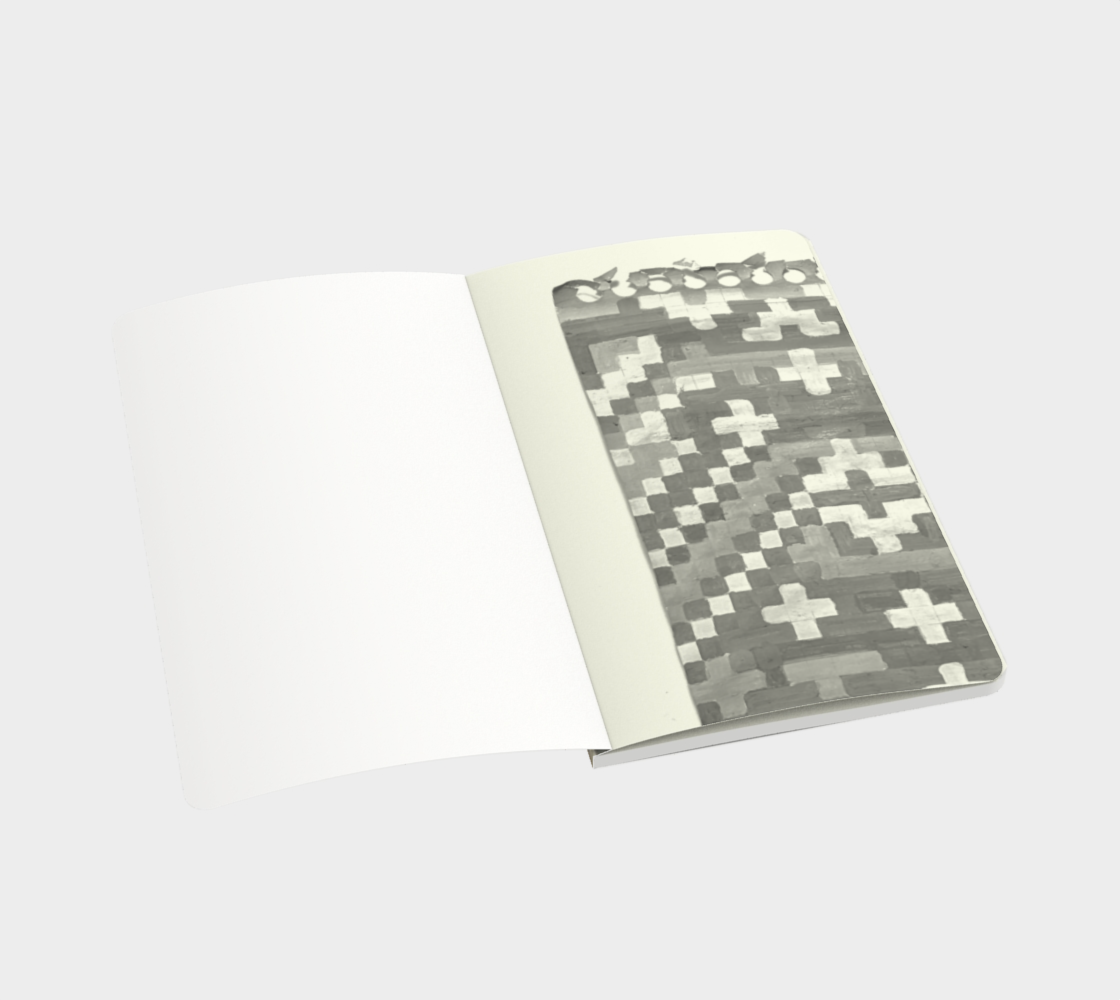 Small Painted Mosaic Notebook