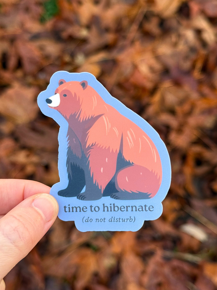 Time to Hibernate Sticker