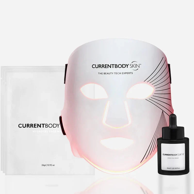 CurrentBody Skin LED Light Therapy Mask Series 2 - Red & Near-Infrared Light Therapy for Anti-Aging & Wrinkle Reduction
