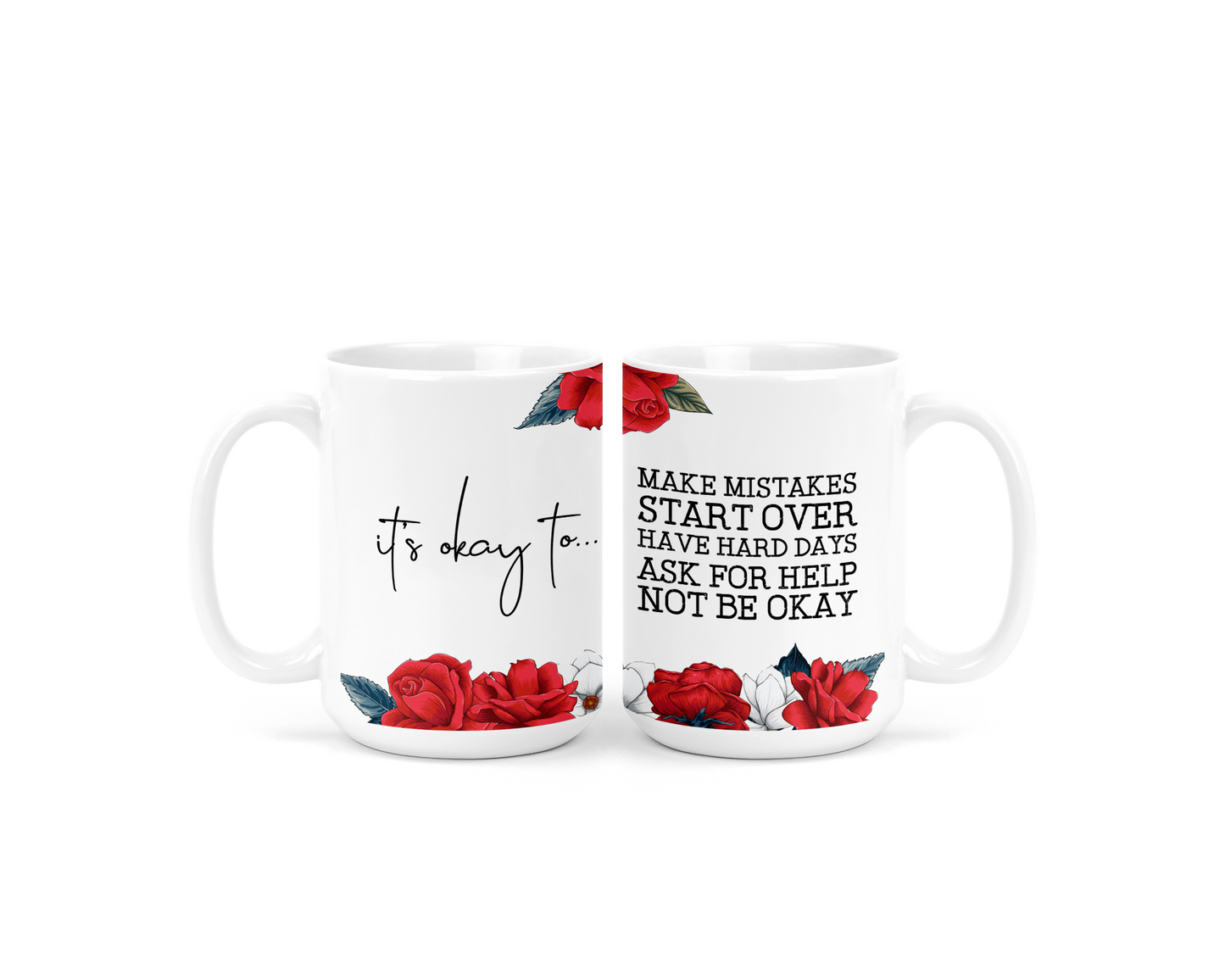 It's Okay Mug | Ceramic Mug for Mental Health Awareness