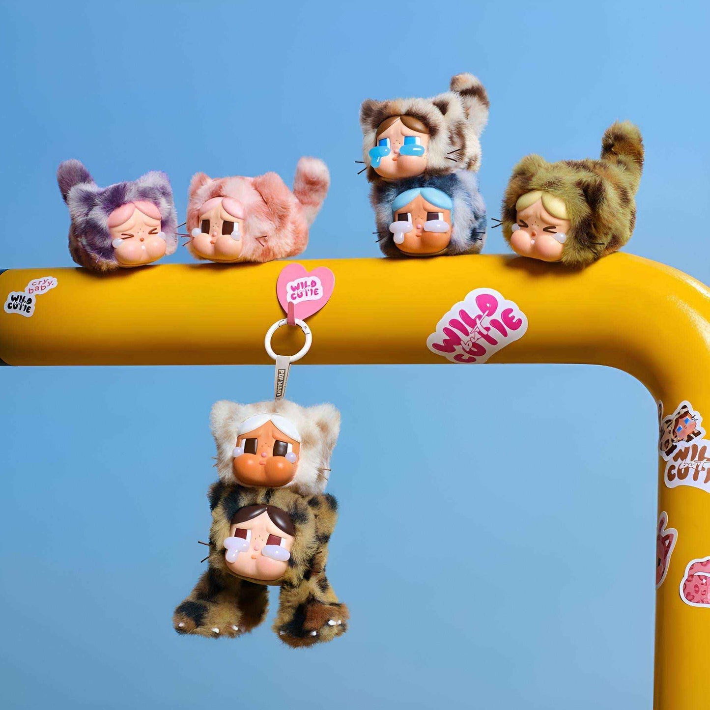 Popmart CryBaby Plush Charm - Wild But Cutie Plush Blind Box