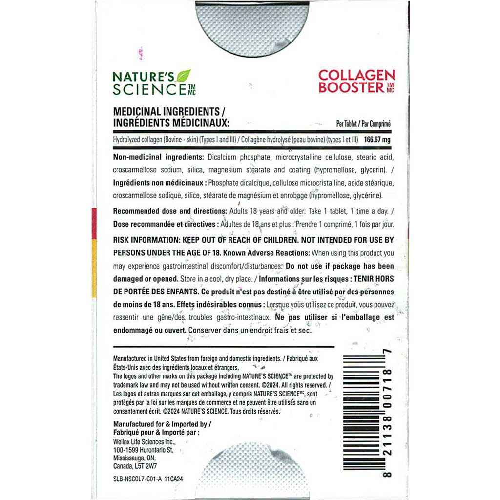 Nature's Science COLLAGEN BOOSTER, 7-Day Supply