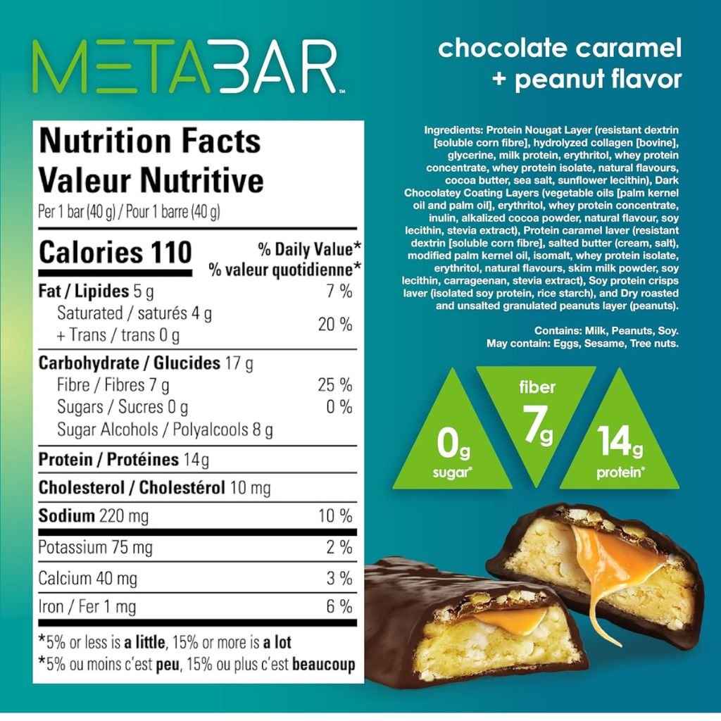 No Sugar Company METABAR, 12 Bars/Box