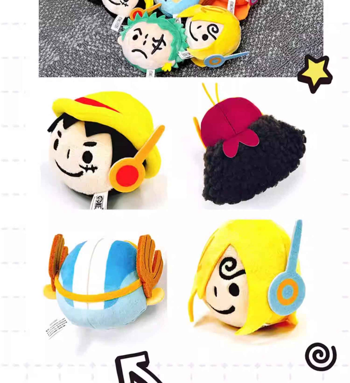 One Piece Egghead Plush Blind Box (1 Random Box)