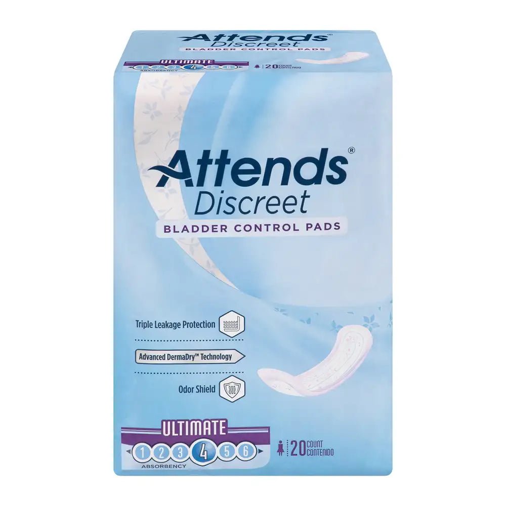 Discreet Ultimate Pad - 10 bags of 20 (200 Count)