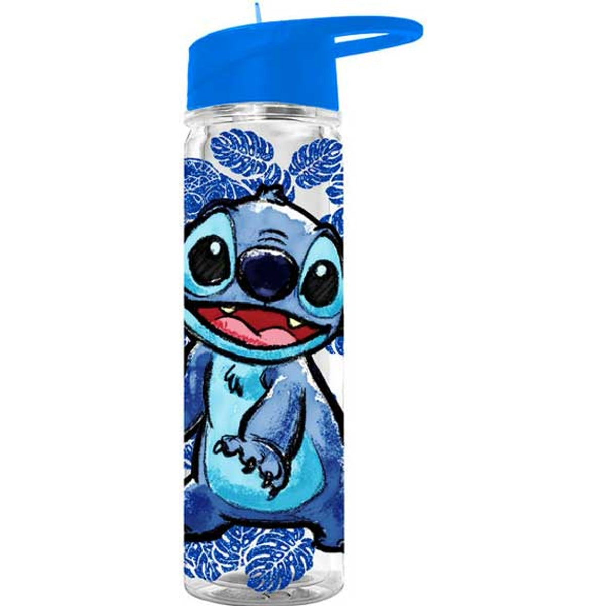 Disney Lilo & Stitch Floral Glitter 18oz Water Bottle