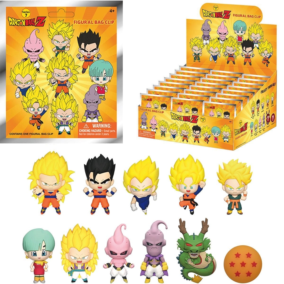 Dragon Ball Z Series 7 Mystery 3D Foam Bag Clip