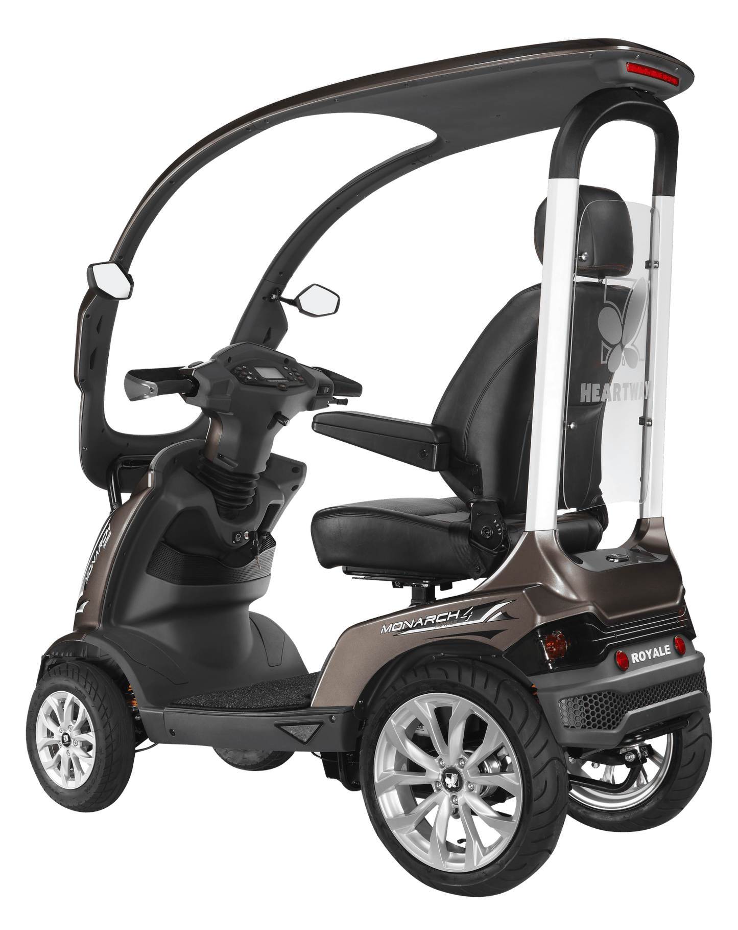 Heartway PF7S 4-Wheel Large Mobility Scooter with Canopy | 50 km Range, 1500W Motor Canada