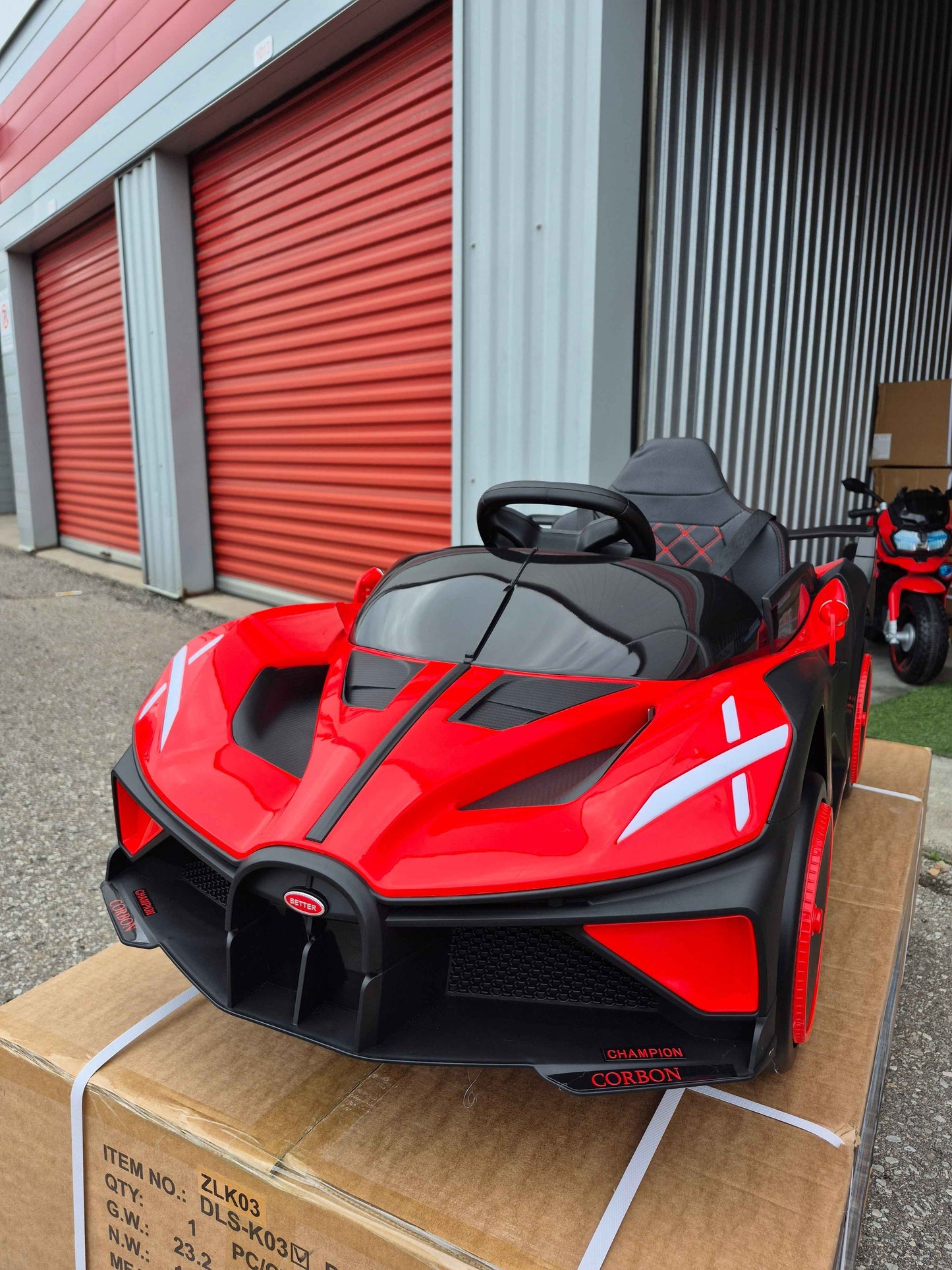 2026 Bugatti Power Wheels 12V Kids Ride On Car with Remote Control and Light Up Wheels