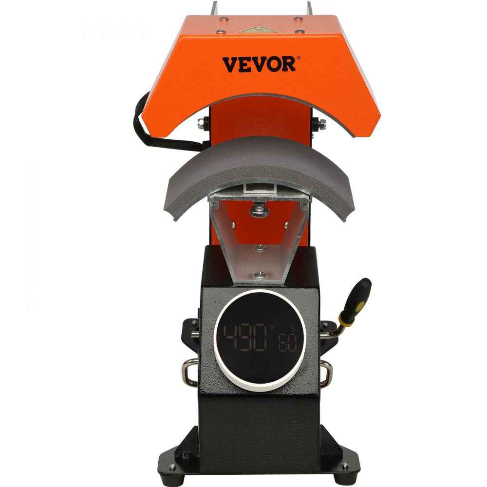 VEVOR Hat Heat Press Auto Cap Heat Press 3 Heating Pads Sublimation Transfer
