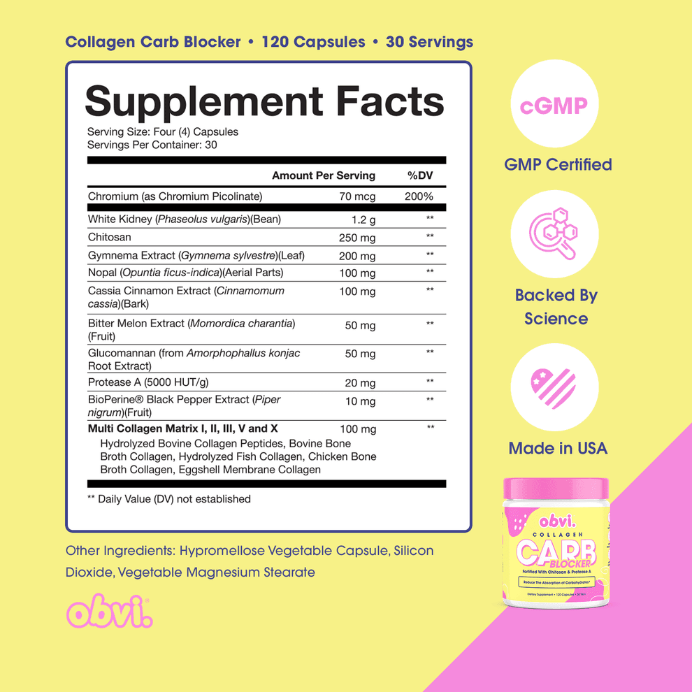 Obvi. Collagen Carb Blocker