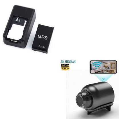 Mini Car GPS Tracker - Magnetic Real-Time Tracking Device, Recordable Anti-Lost & Rechargeable Locator