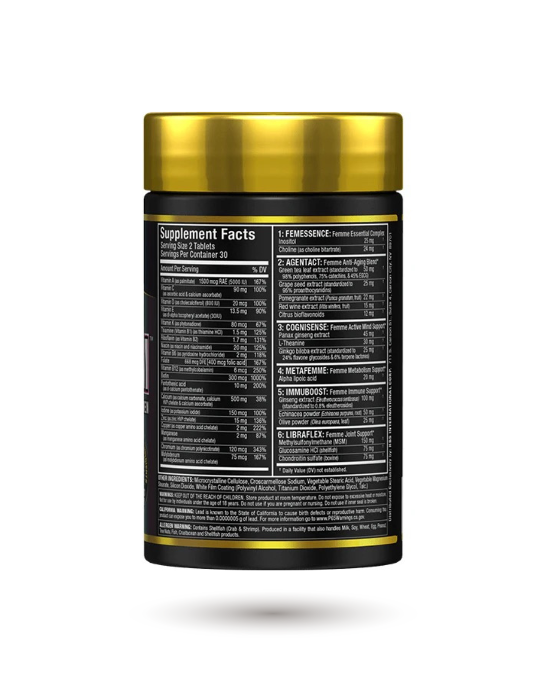 ALLMAX Vitaform Multivitamin Women for Optimal Health and Wellness