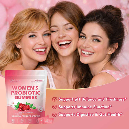 Women's Probiotic Gummies Cranberry Probiotic Gummies