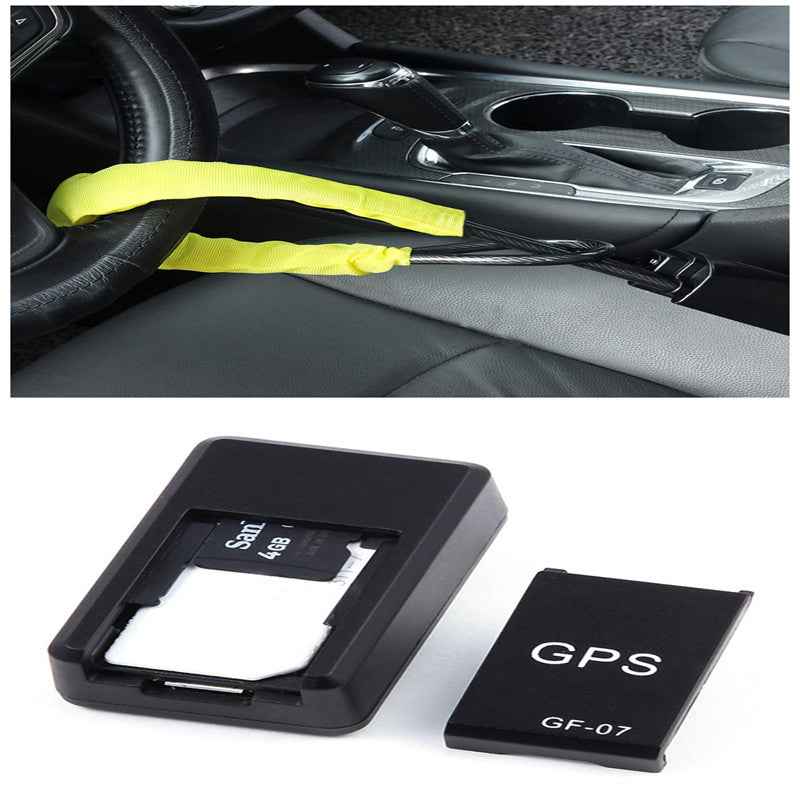 Mini Car GPS Tracker - Magnetic Real-Time Tracking Device, Recordable Anti-Lost & Rechargeable Locator