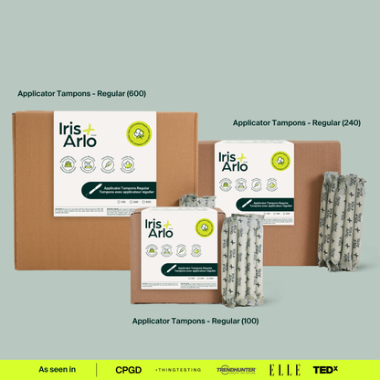 Bulk - Applicator Tampons, Cardboard Applicator - regular