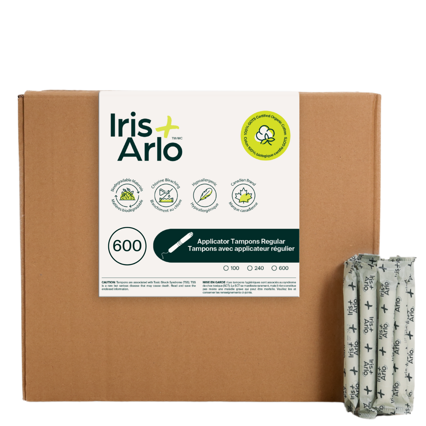 Bulk - Applicator Tampons, Cardboard Applicator - regular