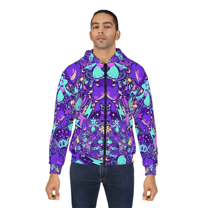 G-g-ghosts Unisex Zip Hoodie (AOP)