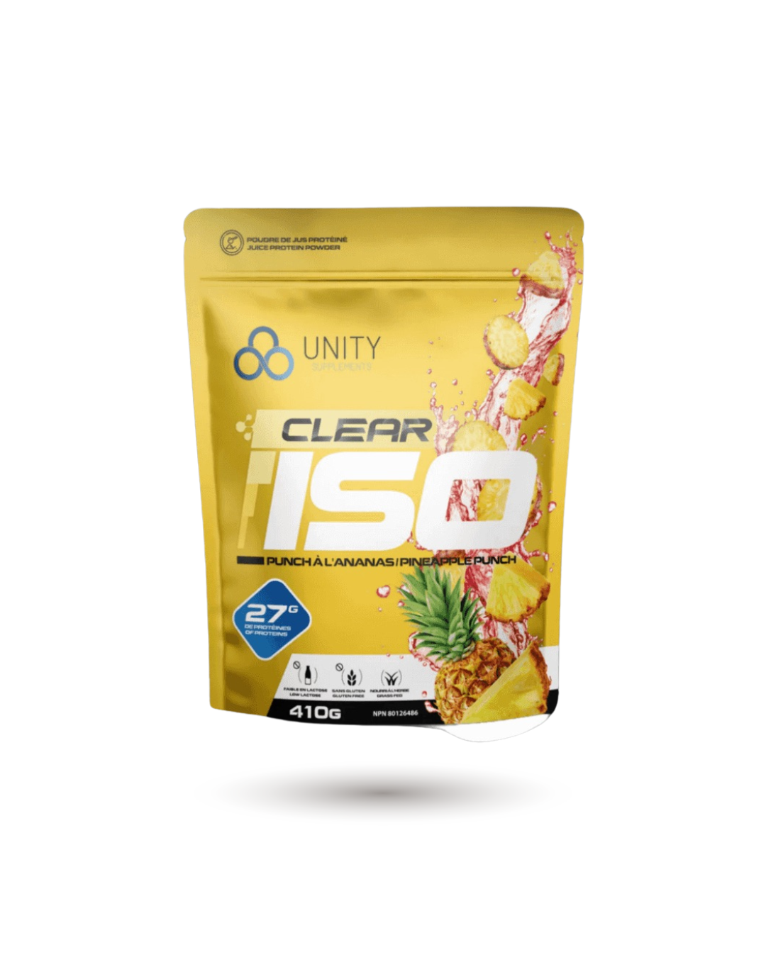 Unity Supplements Clear Protein Powder - Pure Isolate for Optimal Recovery