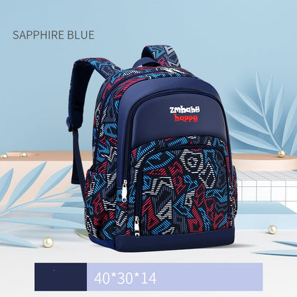 Sesame Baby Kids Korean School Backpack – Polyester Nylon, Multiple Colours, S & L