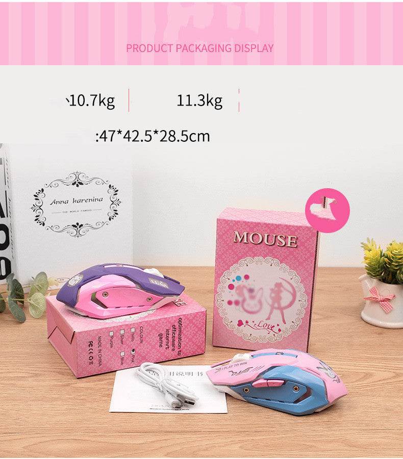 Computer Peripheral Accessories Mute Gaming Mouse