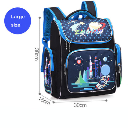 Cartoon Owl Kids School Backpack – 3D Cute Children's Bag (Blue, Purple, Rose Red)