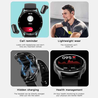 Smart Watch Headphones: All-in-One Fitness Tracker and Audio Companion