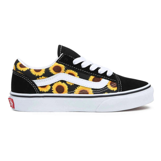 Vans 'Old Skool' Shoes - Sunflower Black/Yellow (KIDS)