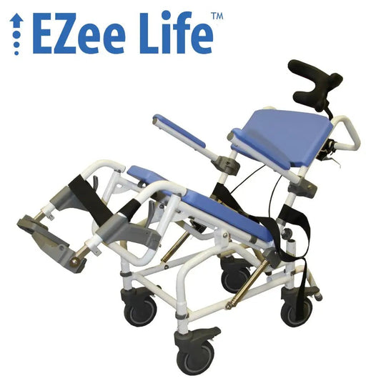 20" Aluminum Tilt Rehab Shower Commode HL195 - Canadian Accessibility and Comfort