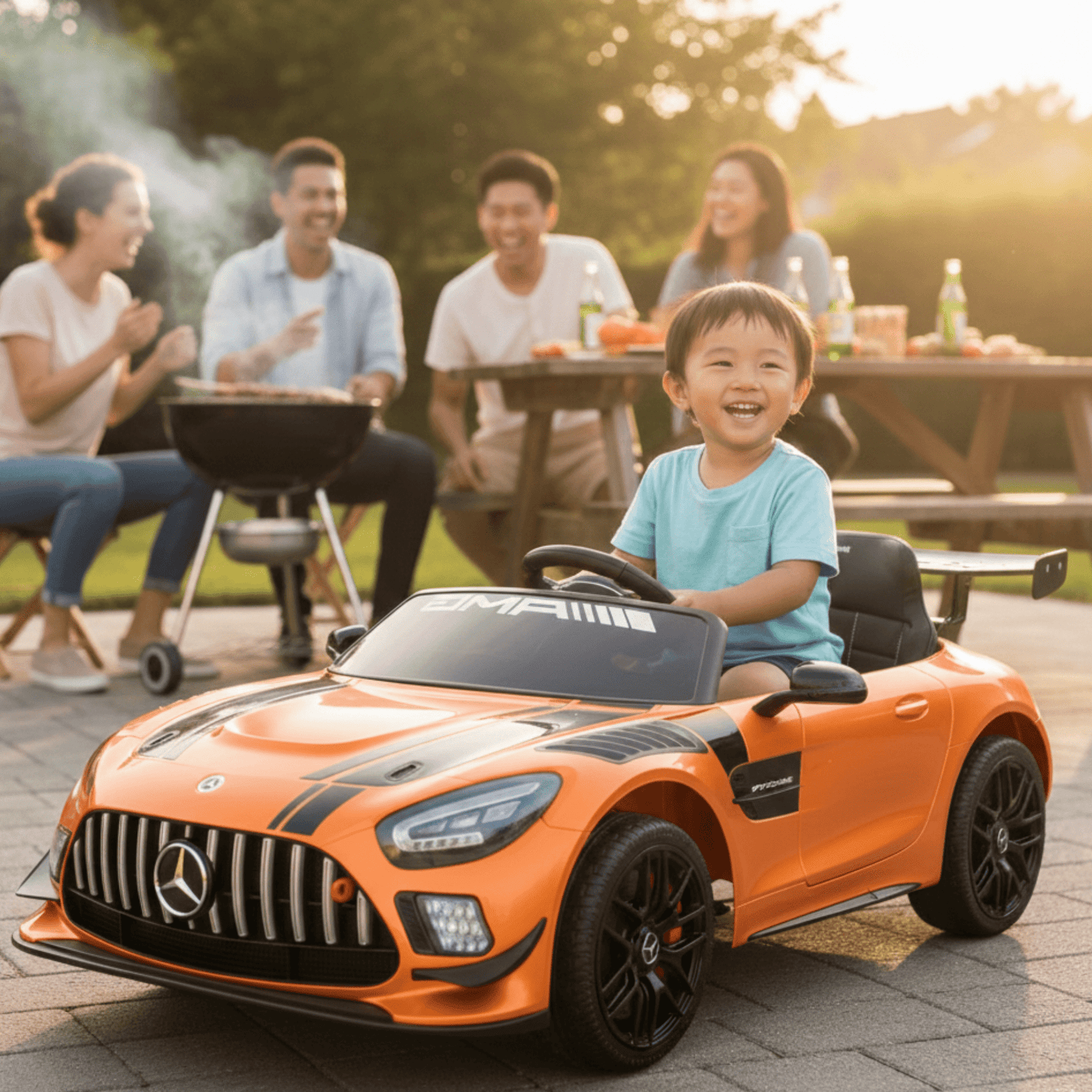 Orange, Complete Sport 12V Official Mercedes-Benz GT3, RC