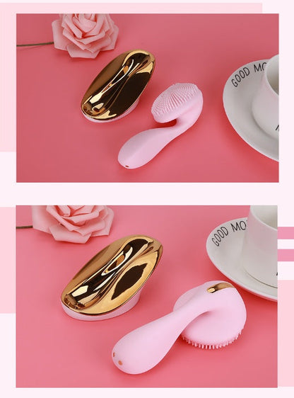 Sonic Facial Cleansing Brush with Rotating Magnetic Beads