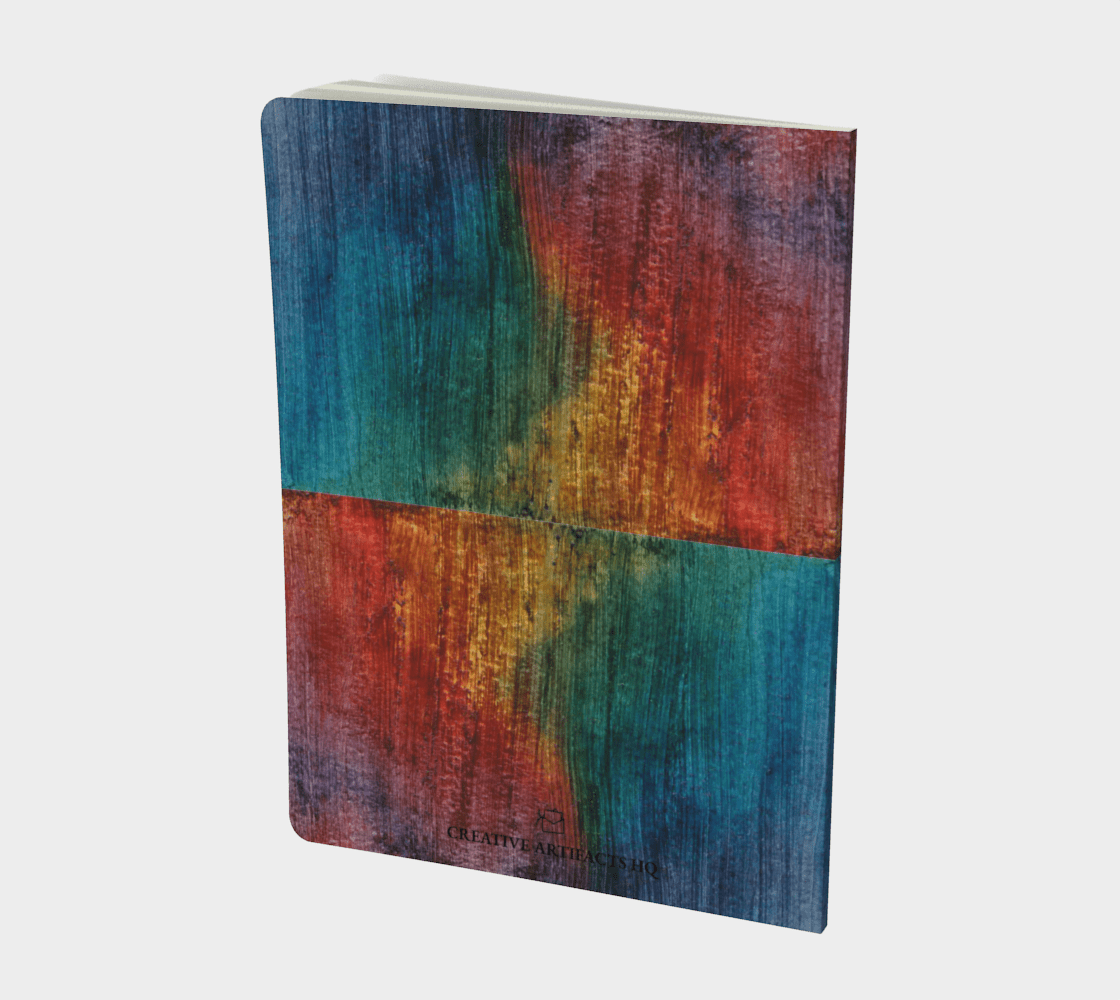 Large Painted Notebook - Perfect for Creative Writing and Note-Taking