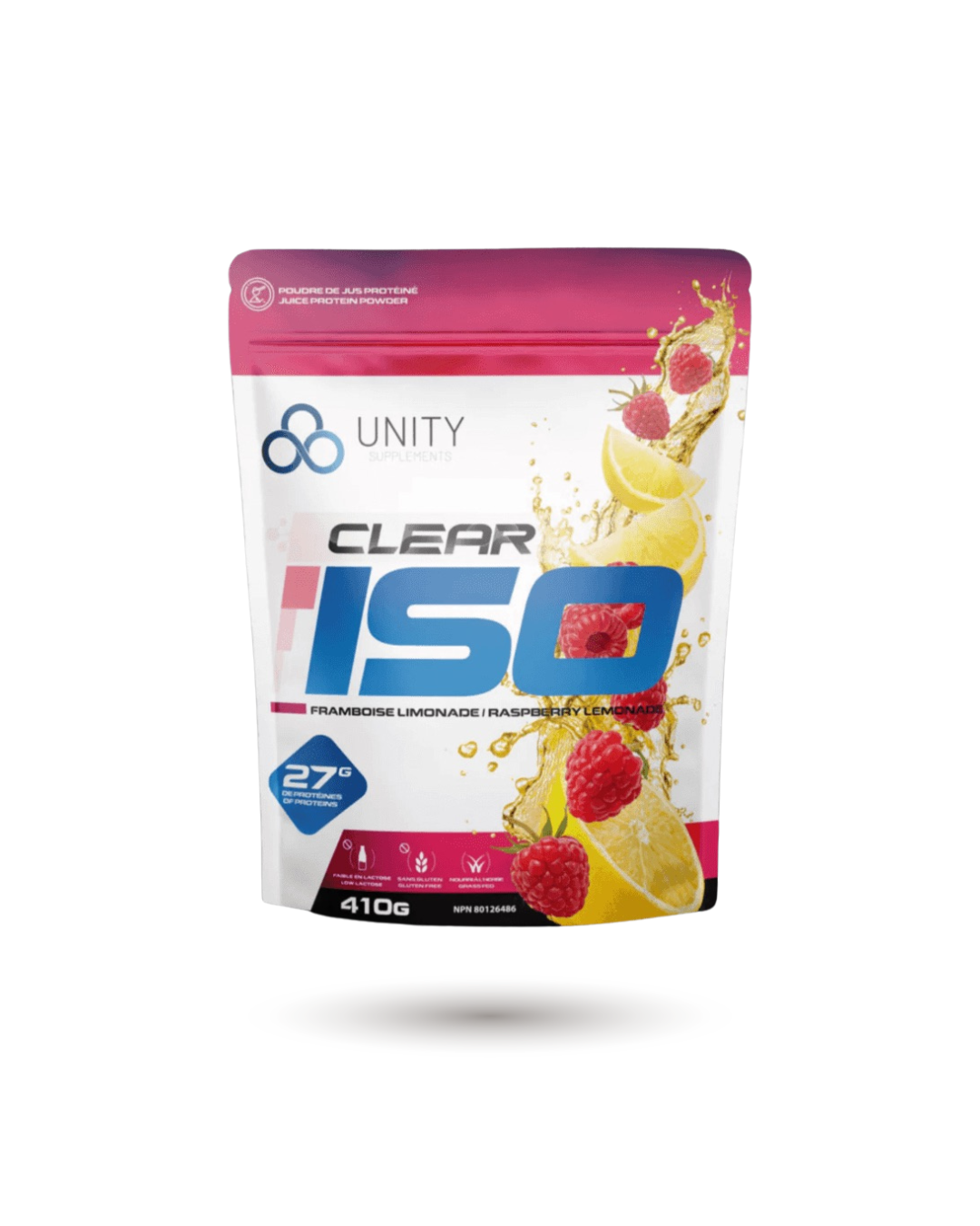 Unity Supplements Clear Protein Powder - Pure Isolate for Optimal Recovery