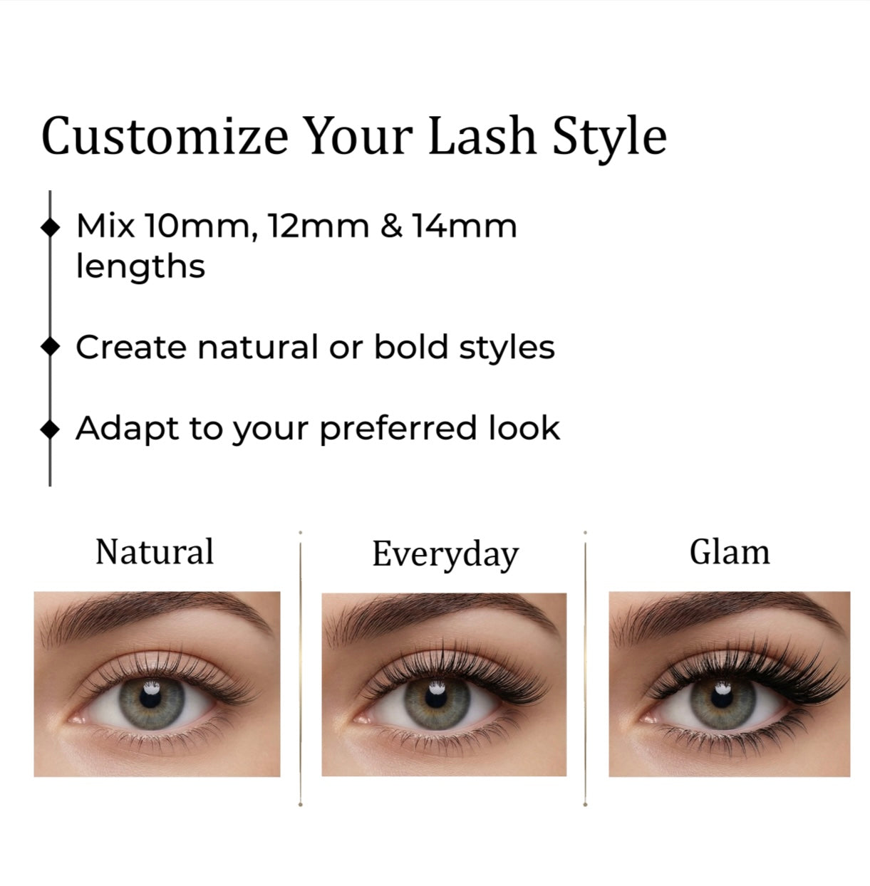 Premium Natural DIY Lash Extensions Kit