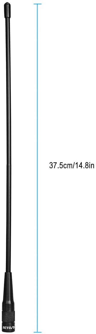 Retevis RHD-771 Dual Band Antenna SMA-M Whip Antenna 144/430 MHz for TYT UV88