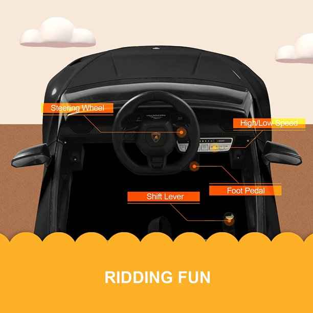 PREORDER 2026 Lamborghini Huracan Kids Electric Car 12V DELUXE Ride On with Remote Control
