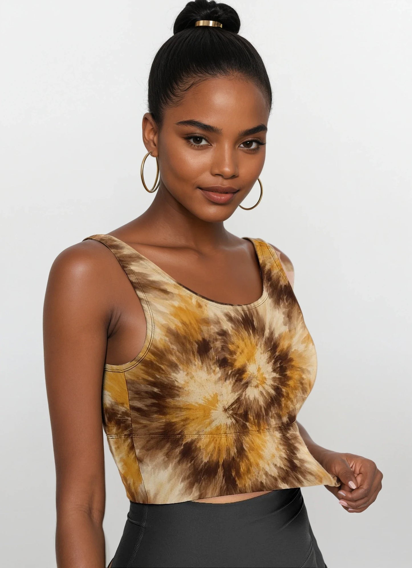 Tie Dye Crop Tank Top - Stylish and Trendy Summer Essential