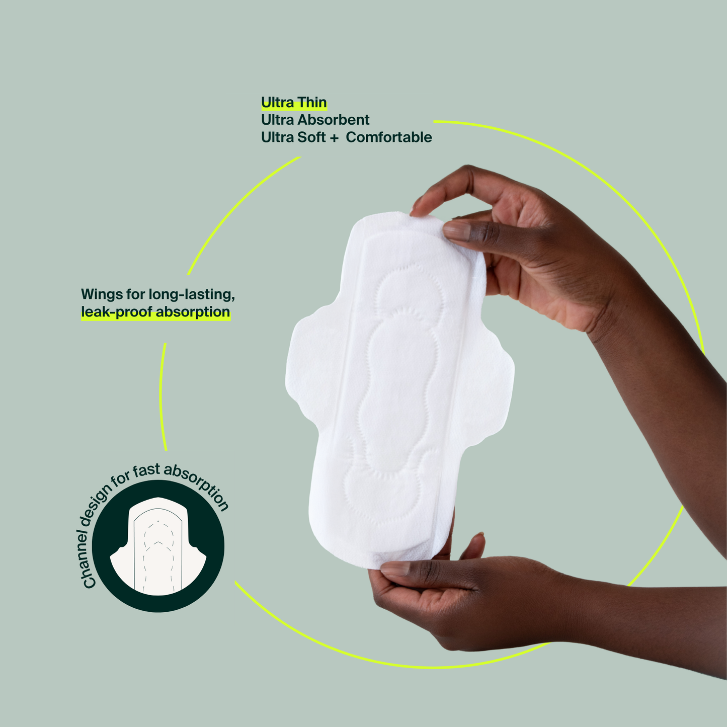 100% Organic Cotton Regular Pads - Bulk