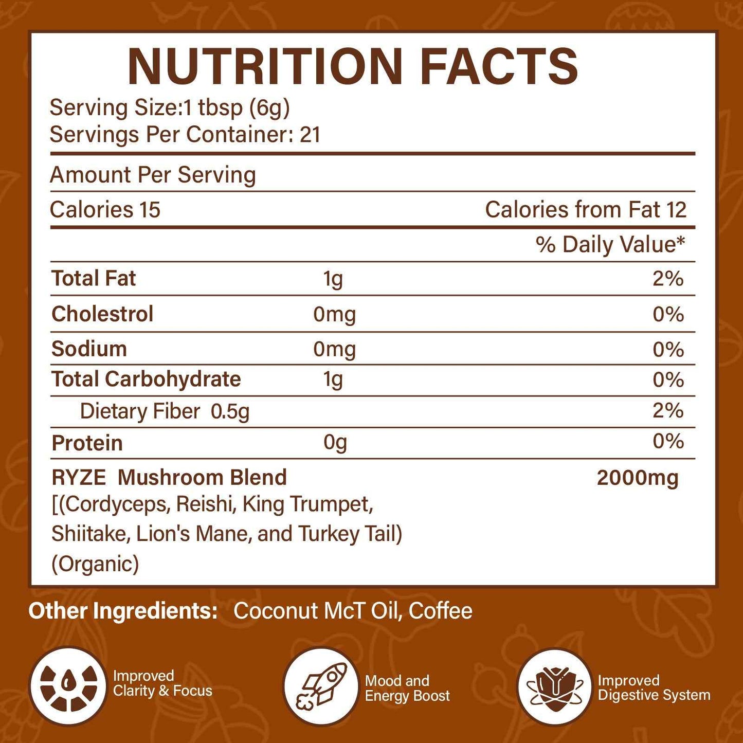 Mushroom Coffee Powder