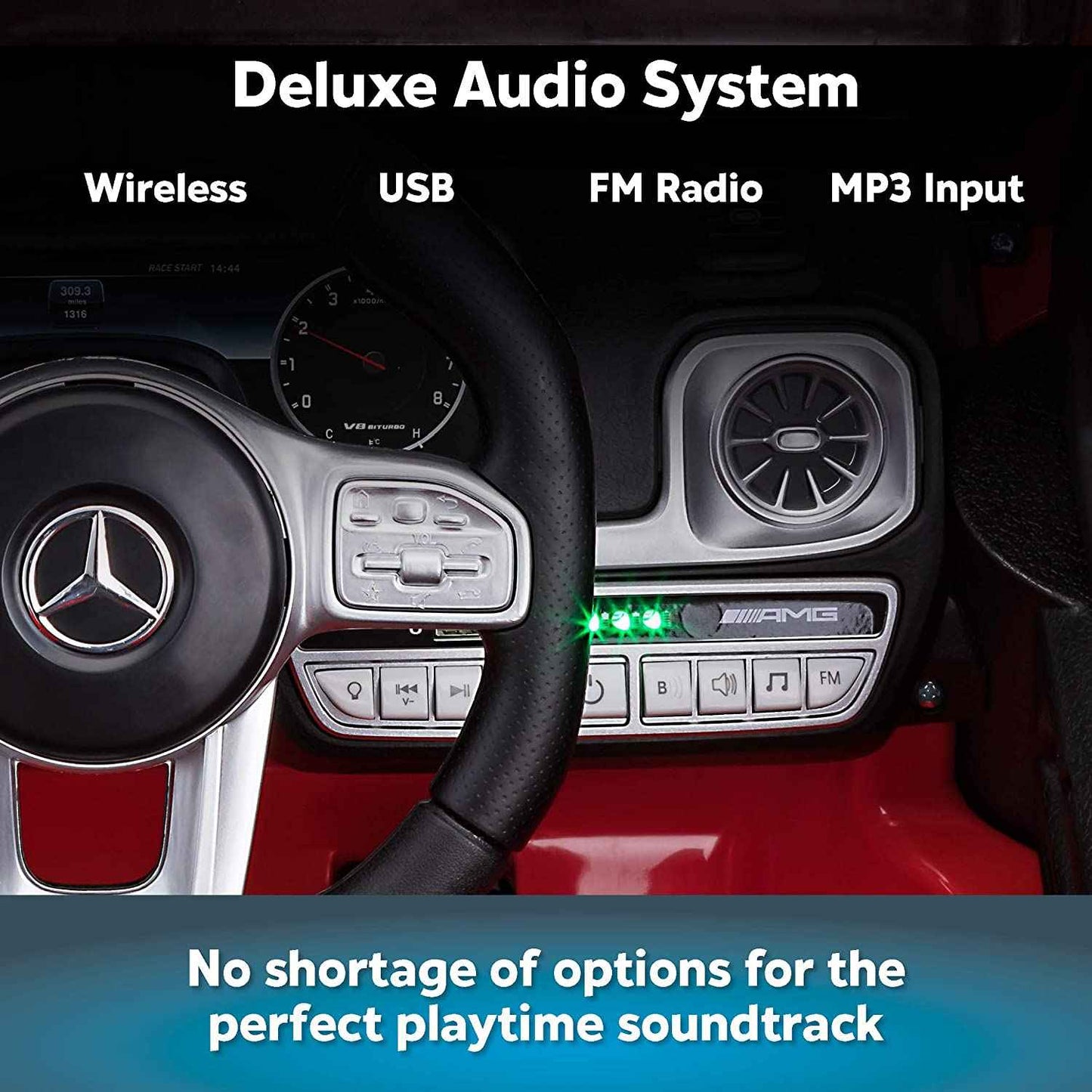 2026 Mercedes Benz G63 AMG Kids Ride On Car with Remote Control
