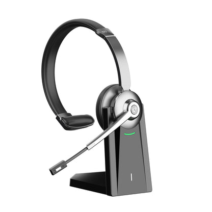 ProComm Bluetooth Headset for Microsoft Teams & Call Centers – Wireless Noise-Cancelling Microphone with USB Dongle & Charging Base