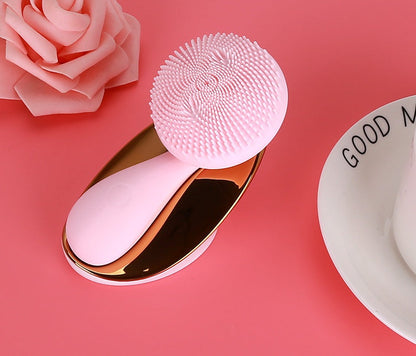 Sonic Facial Cleansing Brush with Rotating Magnetic Beads