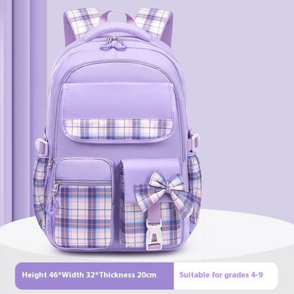 Children's Backpack Lightweight Spine-protective Burden Reduction Large Capacity