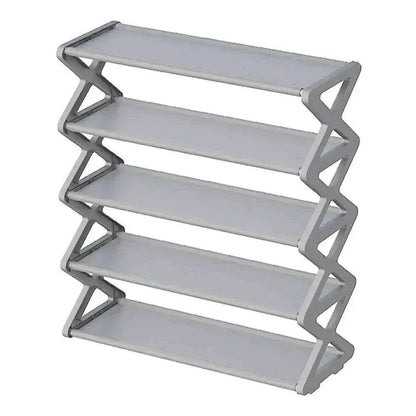 5 Tier X shaped Simple & stylish Shoe Rack Storage