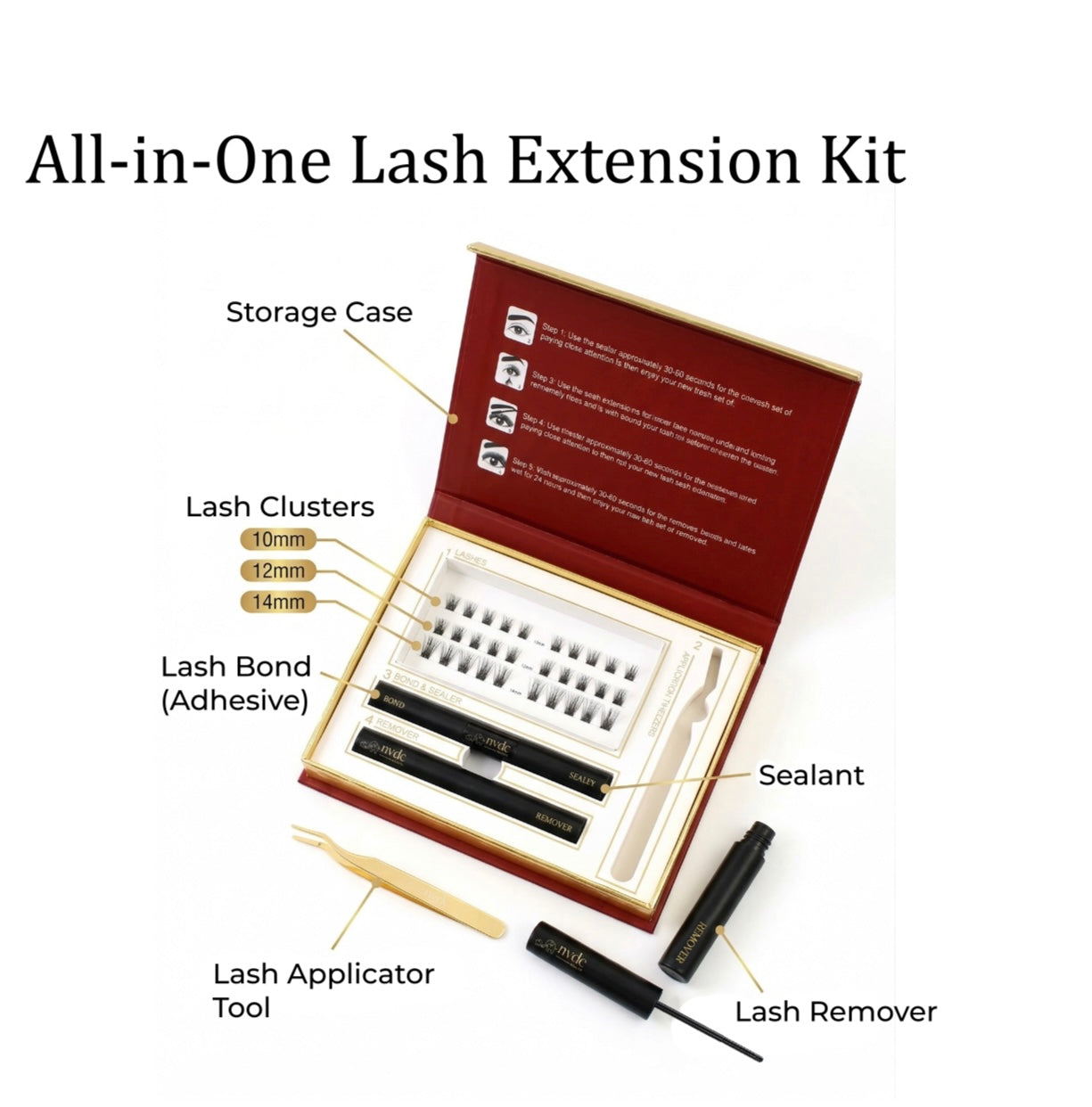 Premium Natural DIY Lash Extensions Kit
