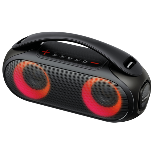 Supersonic Portable Water-Resistant Bluetooth Speaker with RGB Light Panel