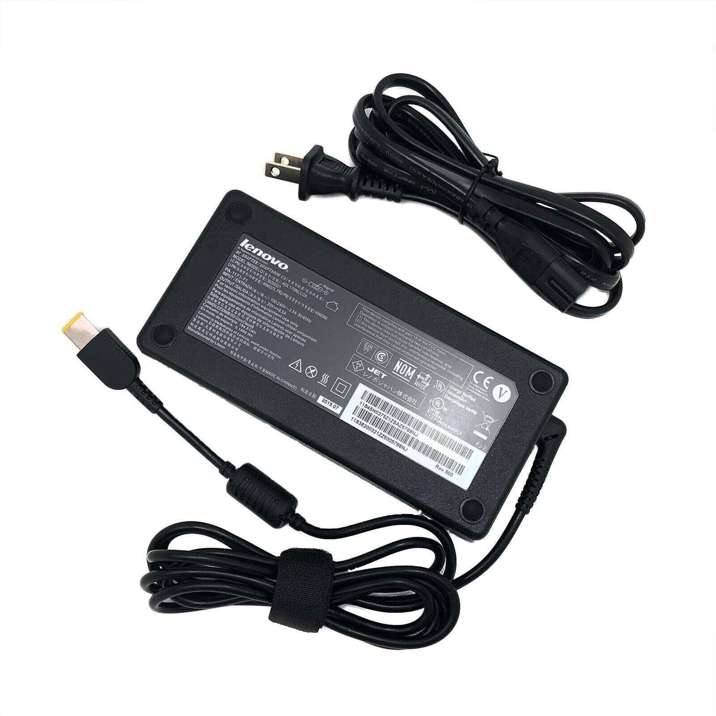 Lenovo 170W 20V 8.5A AC Power Adapter, Charger ADL170NLC2A  Slim Yellow Tip