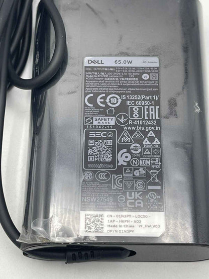 Genuine Dell 65W TypeC USBC Power Adapter Charger 2YK0F LA65NM170